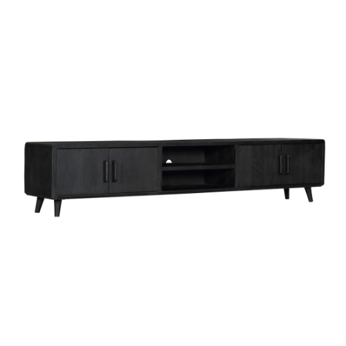 Tv meubel Omaha Black | 240 cm Bakker Living