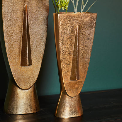 Vase Fin - Antique gold | Large