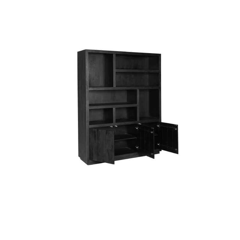 Compartment cabinet Brussels Black XL | 160 cm