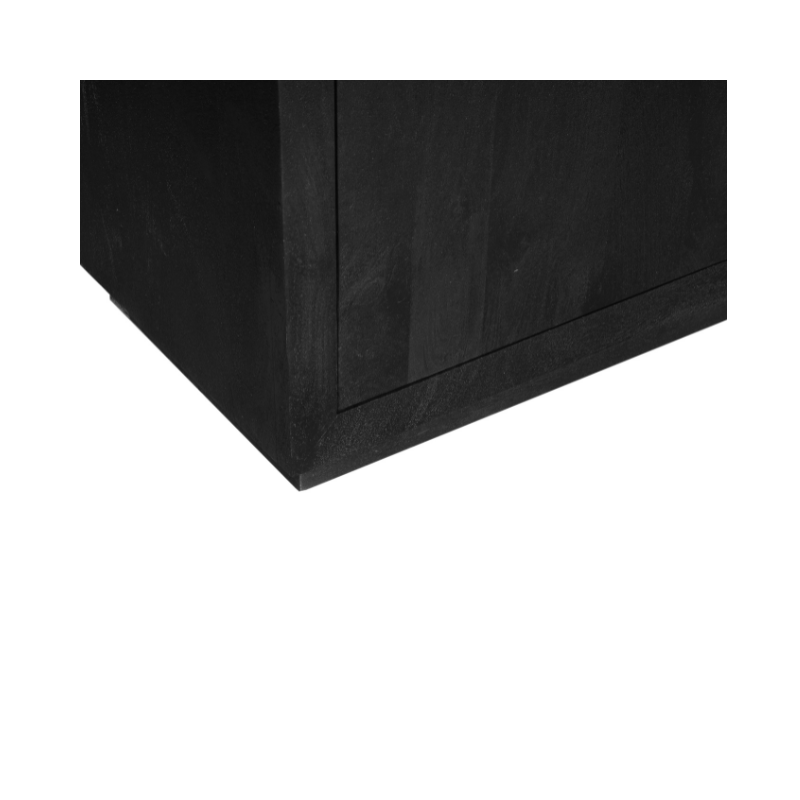 Fachschrank Brüssel Schwarz XL | 160 cm