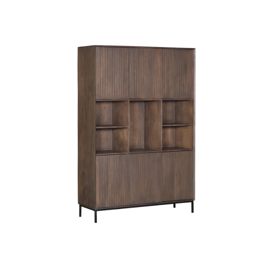 Shelving unit XL Madison Walnut | 135 cm