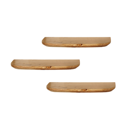 Wandplank Gusta Naturel | 60 cm | Set van 3