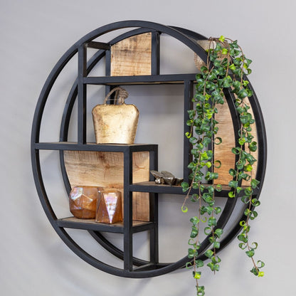 Wall rack round | Mango wood