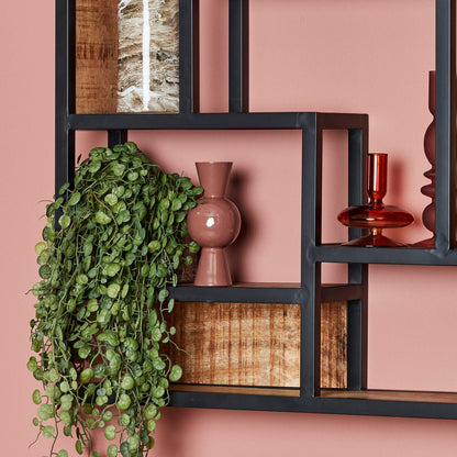 Wall rack square | Mango wood