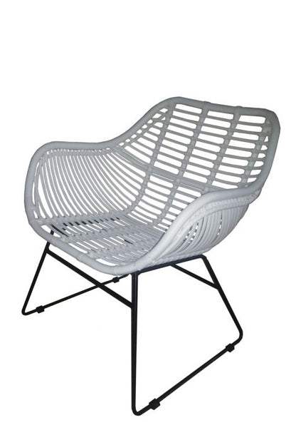 WATES LOUNGE CHAIR - WHITE