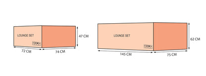 WATES LOUNGE SET - WHITE