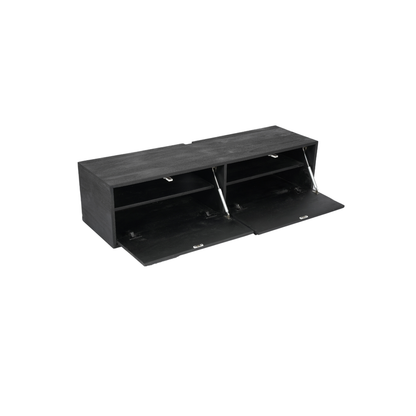 Schwebender TV-Schrank Vision Black | 120 cm